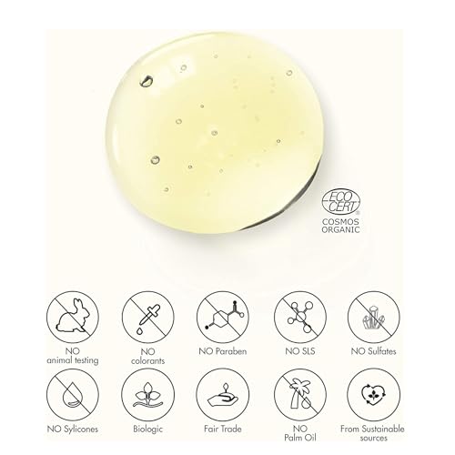 ÉCRIN DE FLEUR - Organic Pure Olive Liquid Soap, Artisan Crafted in South France, Cold Processed, 8.45 fl. oz.